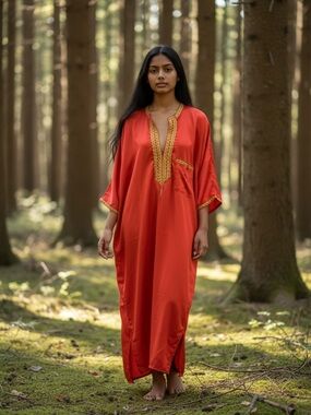 Ethnic style caftan bohemian festival, one size